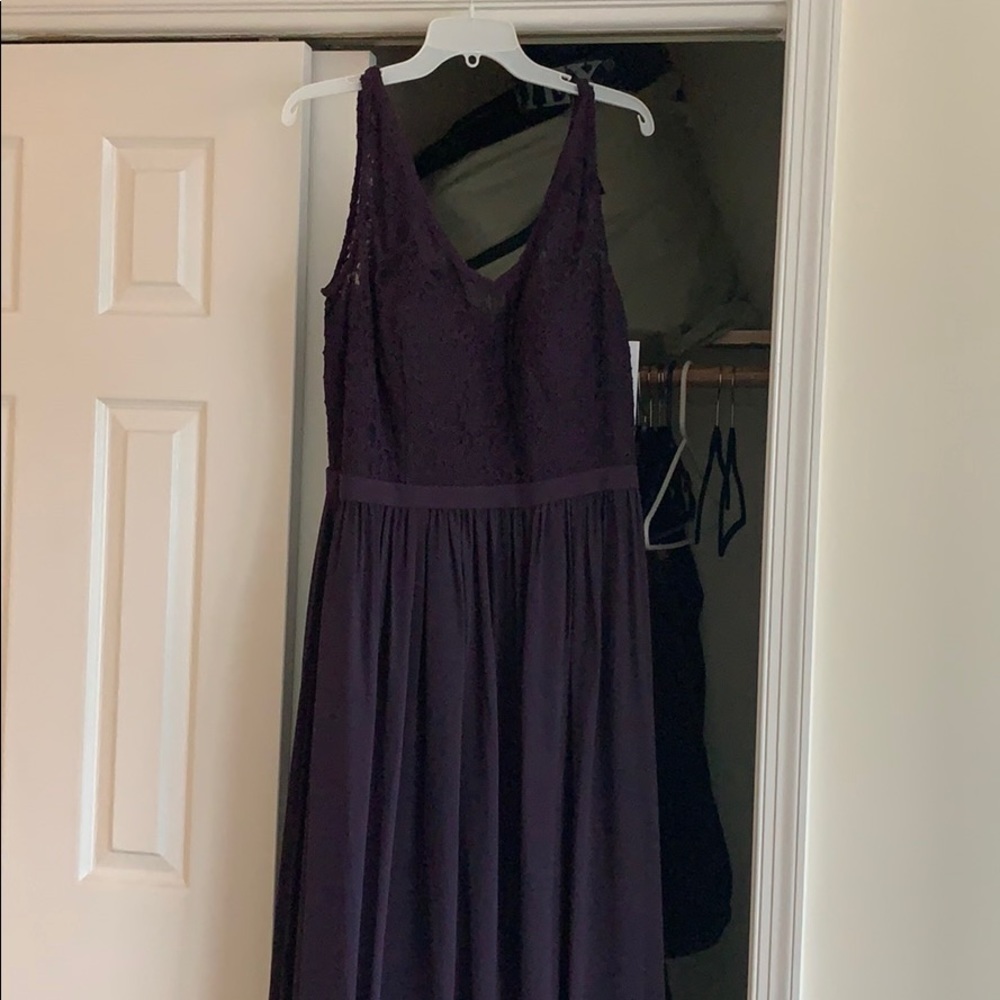 Bill levkoff purple dress size 18